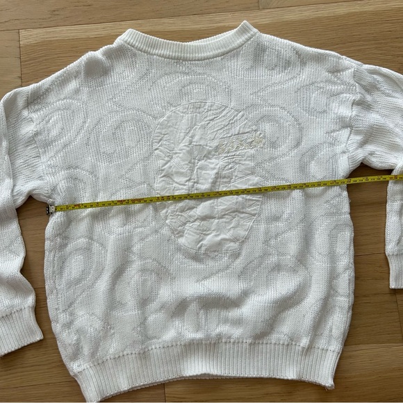 White Women's Sweater - Picture 2 of 3